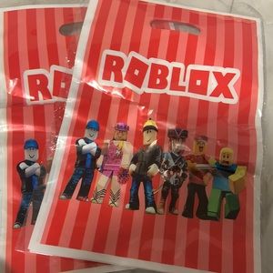 Roblox gift bags and table cloth
